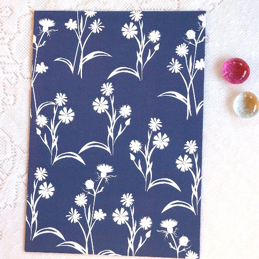 Boho Roze Wild Flowers Lijst, Bat Mitzvah Foto Kaart