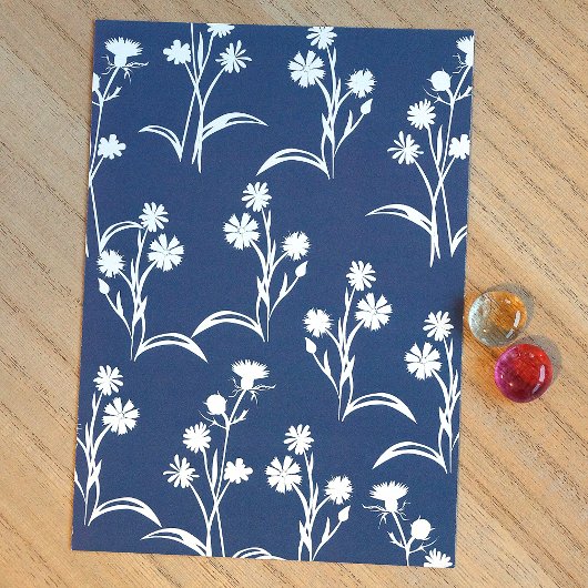 Boho Roze Wild Flowers Lijst, Bat Mitzvah Foto Kaart