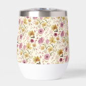 Boho Roze Wildflower Watercolor  (Voorkant)