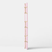 Boho Roze Zeshoek Goud & Geometrische Glamour Case-Mate iPhone Case (Achterkant / Rechts)