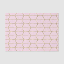 Boho Roze Zeshoek Gouden Geometrische Glam Sweet 1