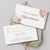 Boho Rozen Appointment Card Visitekaartje