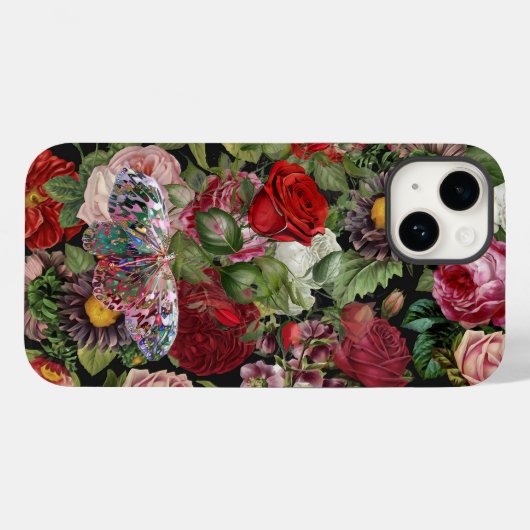 Boho Rozen Case-Mate iPhone Case (Achterkant (horizontaal))