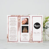 Boho Rozen Elegante Brochure (Staand voorkant)