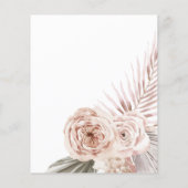 Boho rozen flyer (Achterkant)