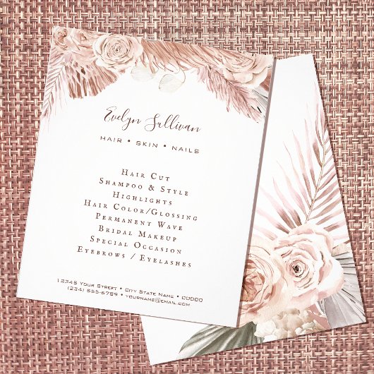 Boho rozen flyer