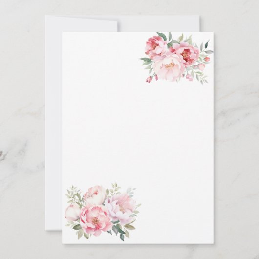 Boho Rozen Goud Lijst RN Verpleegkundige Afstudeer Kaart (Achterkant)