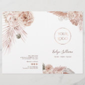 Boho rozen service menubrochure (Voorkant)