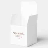 Boho Rozen Veren Lichten Bruiloft Bedankdoosjes (Geopend)