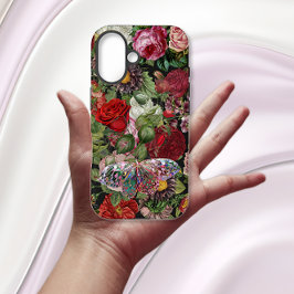 Boho Rozen & vlinders iPhone 16 Hoesje