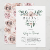 Boho Rozen Vrijgezellenfeest Kaart (Voorkant / Achterkant)