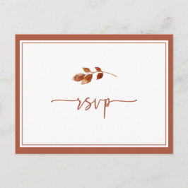 Boho RSVP Wedding Briefkaart