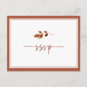 Boho RSVP Wedding Briefkaart (Voorkant)
