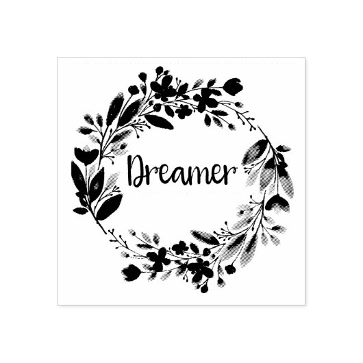 Boho Rubber Stamp Scrapbooking Gift Droom Bloemen Rubberstempel (Afrduk)