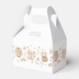 Boho Rustic Babykleding Baby shower Bedankdoosjes