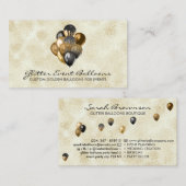 Boho rustic Balloon Decoratie Visitekaartje (Voorkant / Achterkant)