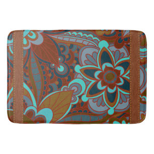Boho, Rustic Bath Rug Badmat