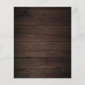 Boho Rustic Beige Flowers Vrijgezellenfeest Flyer (Achterkant)