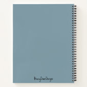 Boho Rustic Boerderij Illustrated Chickens Notitie Notitieboek (Achterkant)