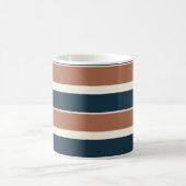 Boho Rustic en Navy Stripes Koffiemok (Center)