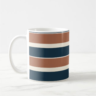 Boho Rustic en Navy Stripes Koffiemok