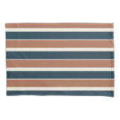 Boho Rustic en Navy Stripes Kussensloop (Voorkant)