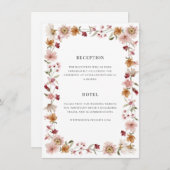 Boho Rustic Enclosure Kaart (Voorkant / Achterkant)