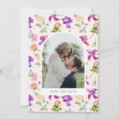 Boho Rustic Garden Foto Save The Date (Voorkant)