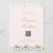 Boho Rustic Garden Foto Save The Date (Achterkant)