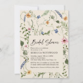Boho Rustic Garden Wildflower Vrijgezellenfeest Kaart (Voorkant)