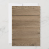 Boho Rustic Gouden Bruiloft Suite Elegant Kaart (Achterkant)