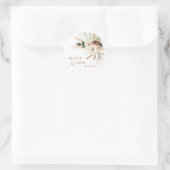 Boho Rustic Green Wedding Favor Label Sticker Labe (Tas)