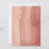 Boho Rustic Herfst Florals Baby Shower-uitnodiging Kaart (Achterkant)