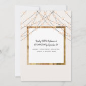 Boho Rustic Lights Zonnebloem Vrijgezellenfeest Kaart (Achterkant)