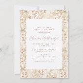 Boho Rustic Meadow Flowers Floral Vrijgezellenfees Kaart (Voorkant)