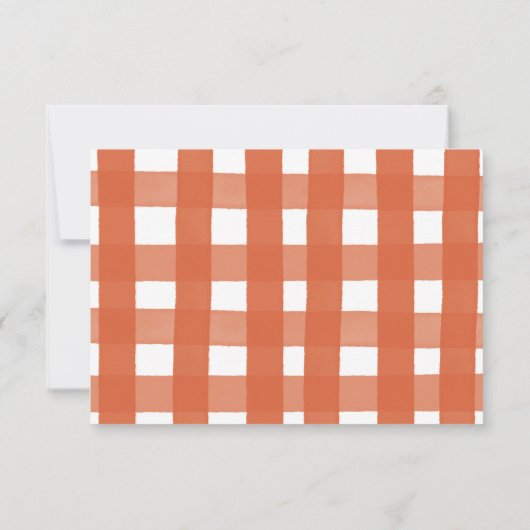 Boho Rustic Pumpkin Baby shower Dank je wel Bedankkaart (Achterkant)