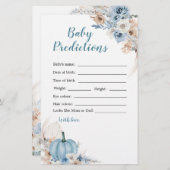 Boho Rustic Pumpkin Herfst Baby (Voorkant / Achterkant)