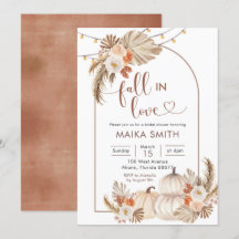 Boho Rustic Pumpkin Herfst in Love Vrijgezellenfee