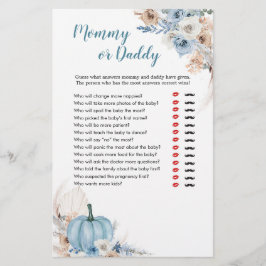 Boho Rustic Pumpkin Herfst Mammie of Dad Games