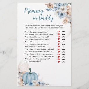 Boho Rustic Pumpkin Herfst Mammie of Dad Games