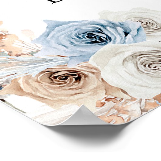 Boho Rustic Pumpkin Het is een Herfst Welkomstteke Poster (Hoek)