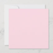 Boho Rustic roze witte lila blauwe bloemen bruilof Kaart (Achterkant)