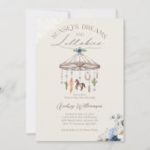 Boho Rustic Wagon Wheel Mobile Western Baby shower Kaart (Voorkant)