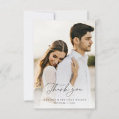 Boho Rustic Wedding Bedankt (Voorkant)