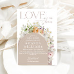 Boho Rustic Wildflower Spring Vrijgezellenfeest Kaart<br><div class="desc">Boho rustieke Wildflower Spring bruids douche uitnodiging</div>