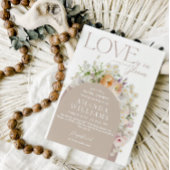 Boho Rustic Wildflower Spring Vrijgezellenfeest Kaart