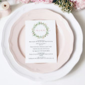 Boho Rustic Wildflower Wedding Menu