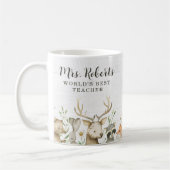 Boho Rustic Wildlife Teacher Appreciation Koffiemok (Links)