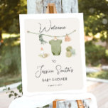 Boho rustiek Baby shower Boy Neutral Welkom Poster<br><div class="desc">♥ Een leuke manier om je gasten te verwelkomen in je Baby shower!</div>