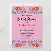 Boho rustiek blauw rood rozen bloemig Vrijgezellen Kaart (Voorkant)